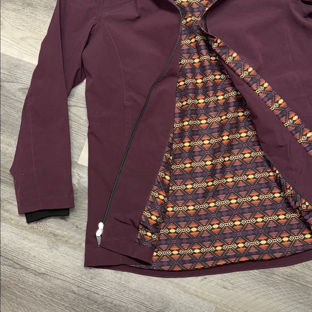 Pendleton Rain Coat Women's Winterbloom Hooded Aztec Lined Waterproof Jacket S - Picture 4 of 8